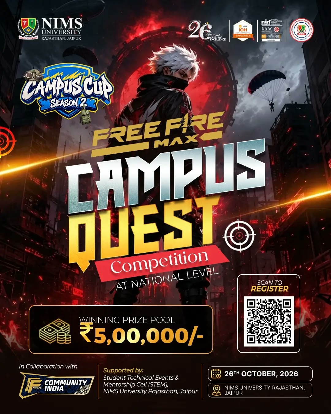 Poster for CAMPUS QUEST COMPETITION