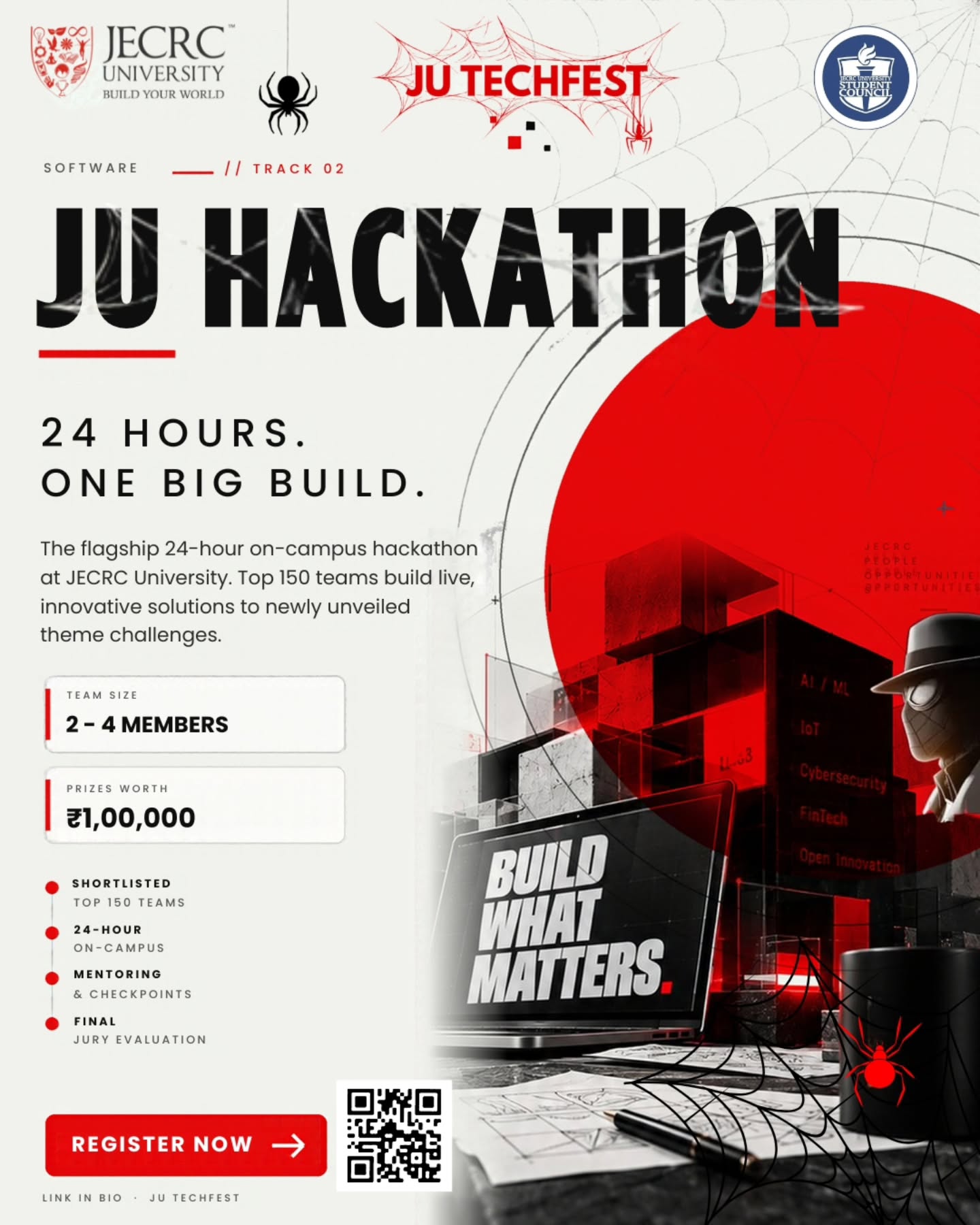 Poster for JU Techer : Hackathon