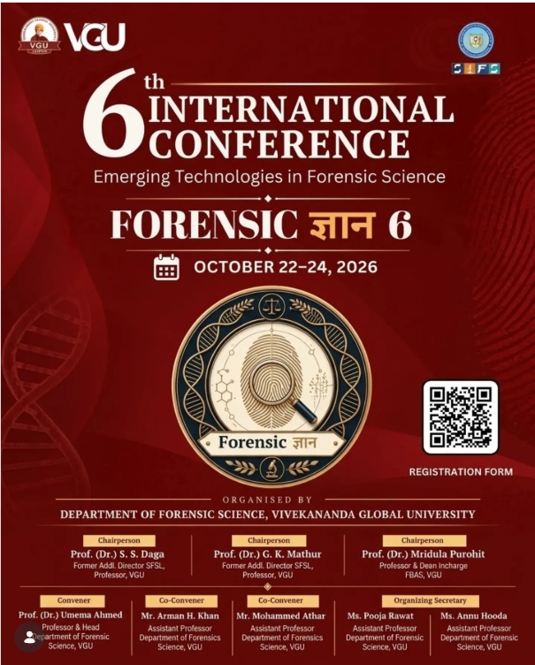 Poster for FORENSIC ज्ञान 6 - 6th International Conference
