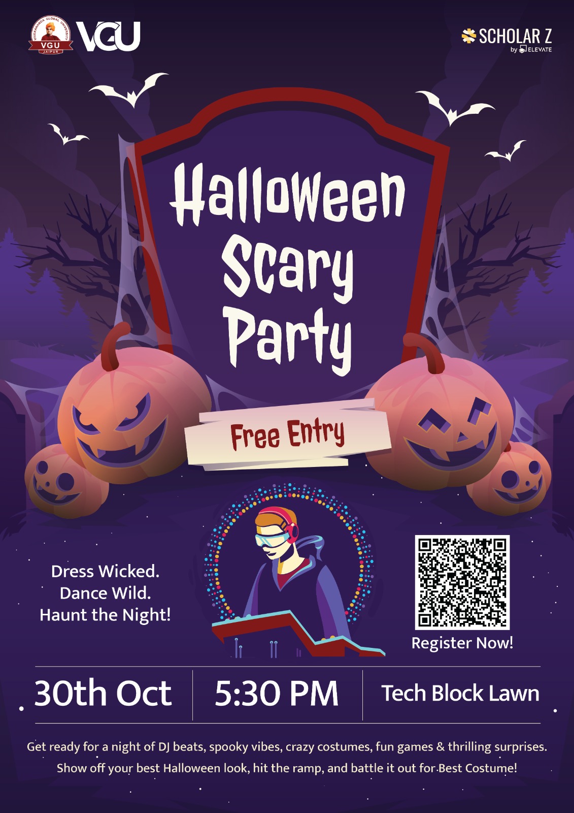 Poster for HALLOWEEN NIGHT – SPOOKY VIBES!